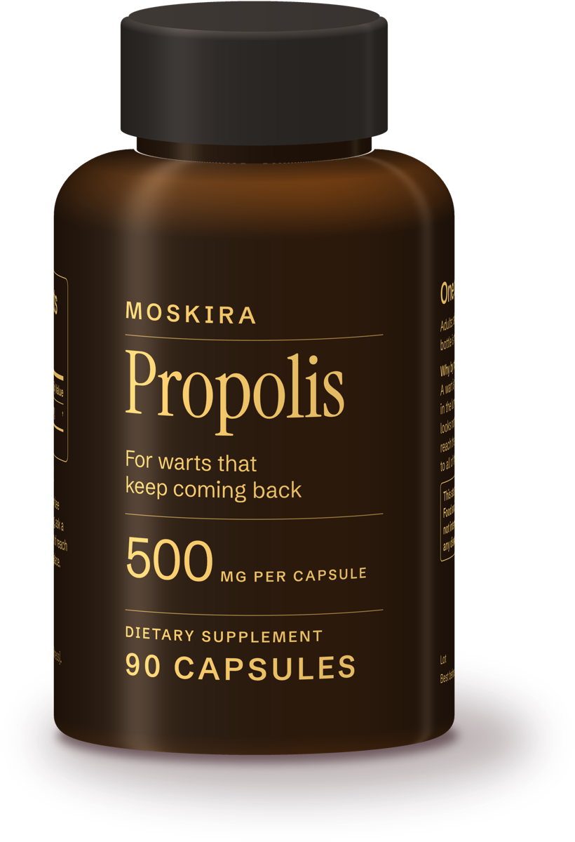 The Moskira Propolis bottle