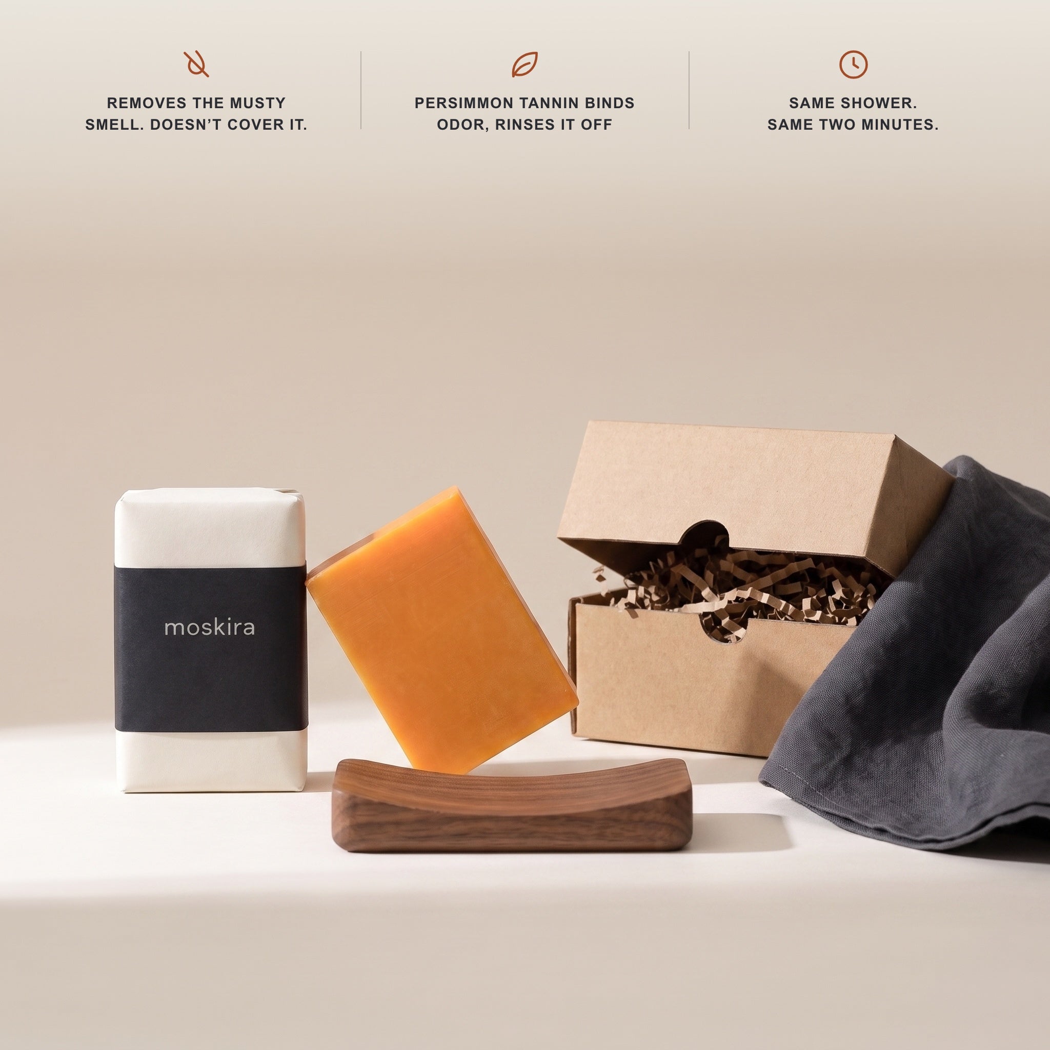 Odor-Removing Persimmon Soap